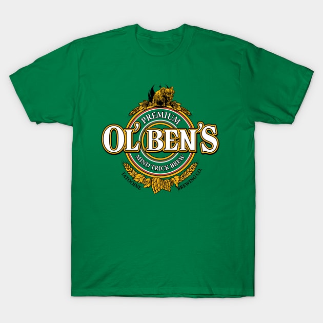 Ol' Ben's Mind Trick Brew T-Shirt by WarbucksDesign